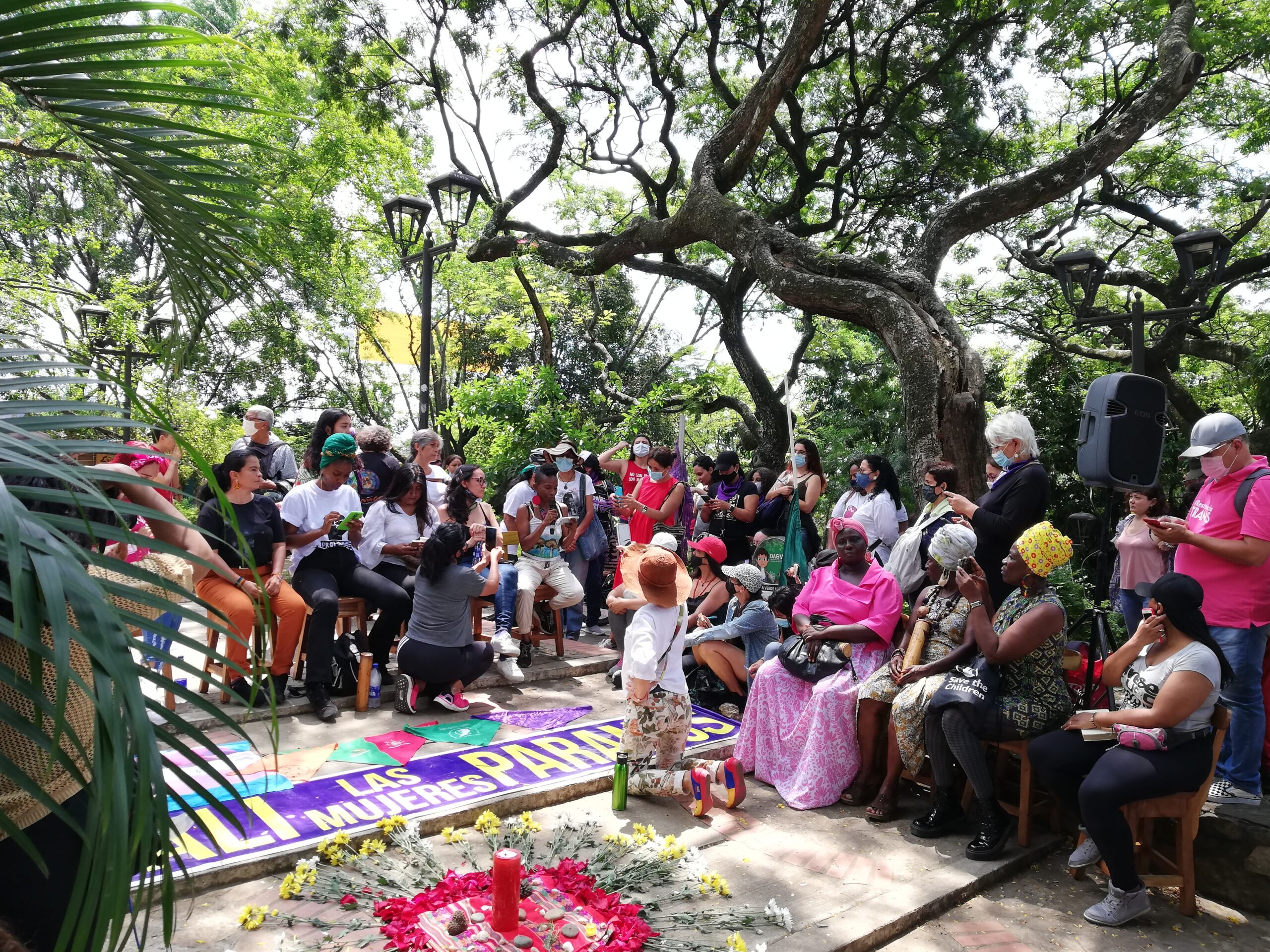 Krigen er kommet til byen i Colombia